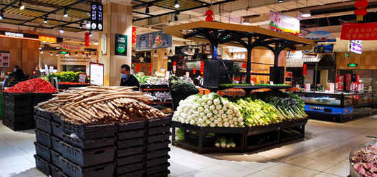 疫情期间，永辉超超市商品供应充足