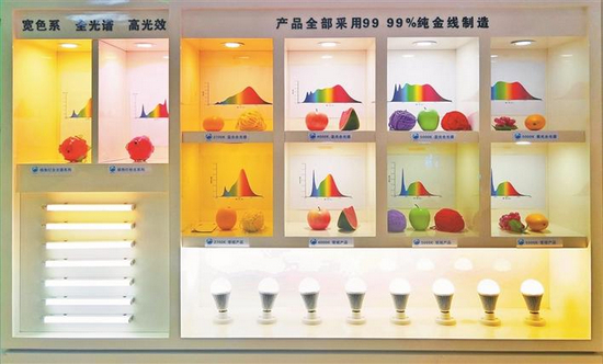 深圳“小巨人”企业展示的比例电磁阀、键合汇流板、全光谱光功能器件等身手不凡的小配件。 深圳商报记者 钟华登 王海荣 摄