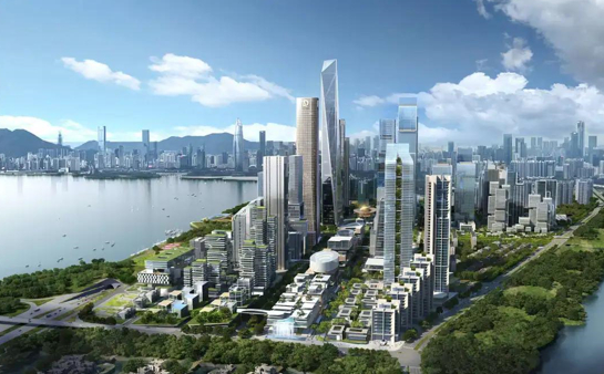 资料图：深圳前海总部基地蓝图