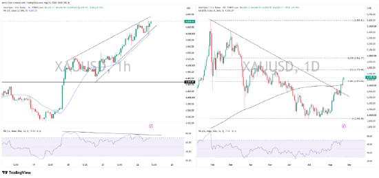 来源：TradingView，Forex.com