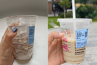 去冰不补是正常操作？瑞幸被指偷工减料，实测去冰仅剩半杯，近半网友怒斥欺诈