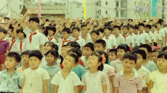 实验学校首次开学典礼。