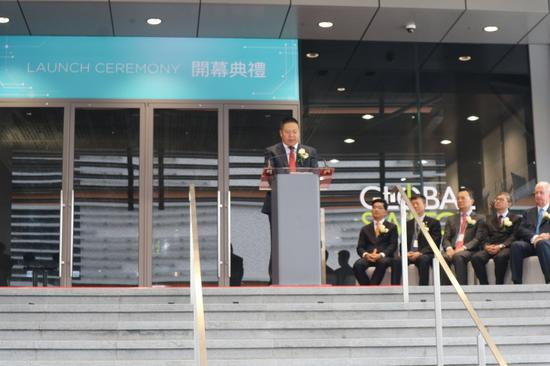 德利迅达总裁李强于开幕典礼上致词