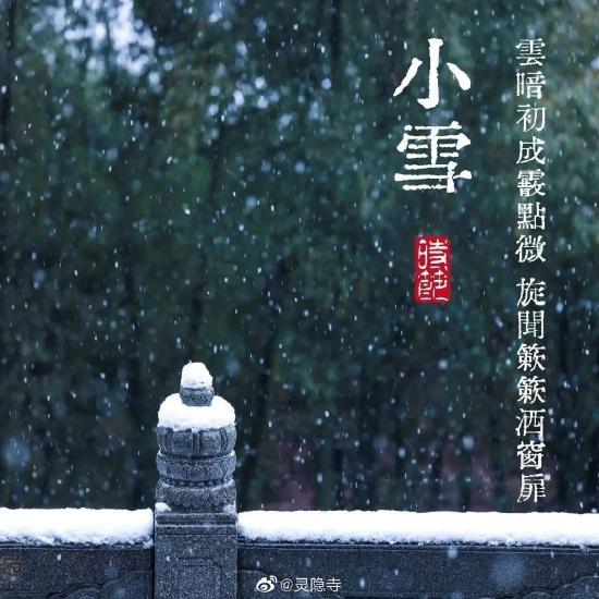 满目纷纷呈瑞雪,填沟塞壑谁辨别。(图片来源:@灵隐寺)