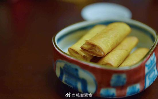 素食养生：立春素春卷