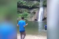 歌手拍MV 意外拍下跳崖男死亡瞬间