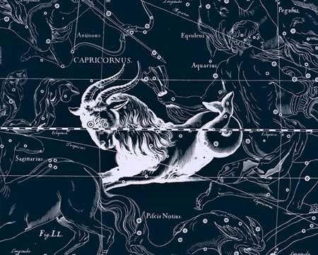 魔羯座星图(图片来源于轻博客)