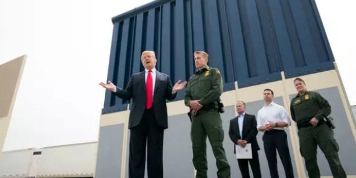 美国建的边境墙亮相 网友笑喷:你说啥就是啥(图