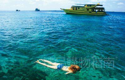 帝王岛附近的海湾是浮潜的绝佳场所