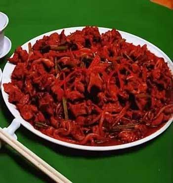 爆焖羊羔肉