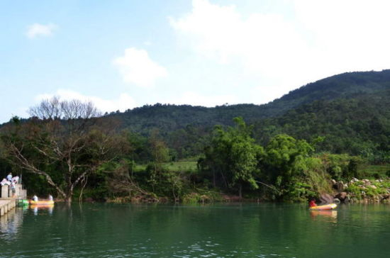 上游水库 图片来源：独行侠H 新浪博客