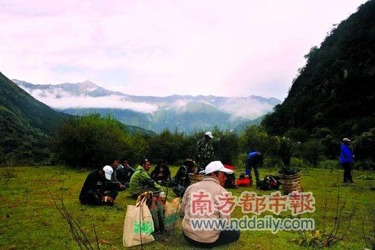 路上休整。