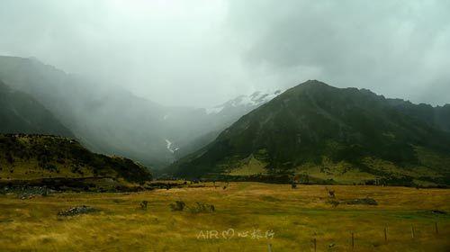 烟雨蒙蒙的库克山