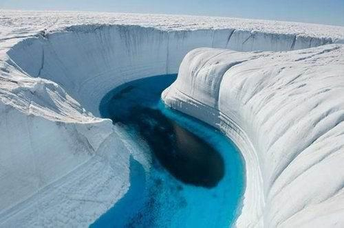 格陵兰冰原的图景