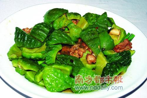 凉瓜不会把苦味“传染”给一同烹饪的其它材料