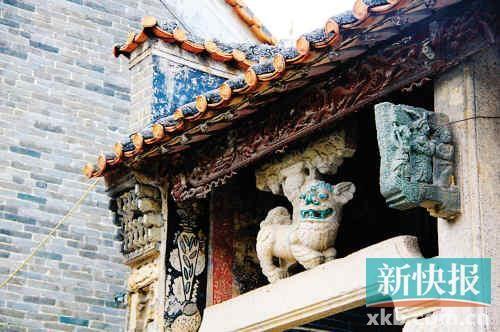 芦苞古镇上的特色建筑