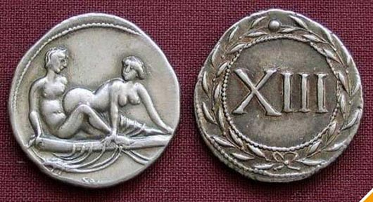 古代希腊人对性生活毫不忌讳，行为放纵，说话也十分分明