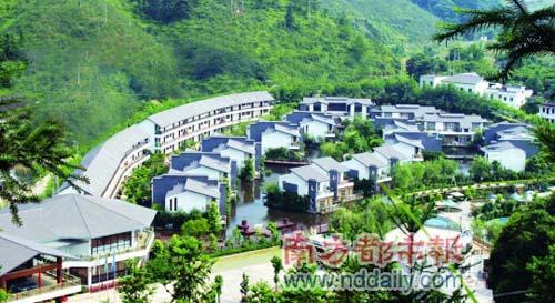 和平热龙温泉之都环境优美，如山中世外桃源。
