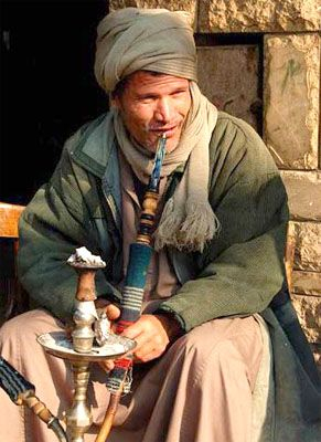 抽水烟是埃及人的爱好之一