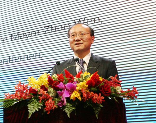 中国国家旅游局局长邵琪伟在开幕式上致辞