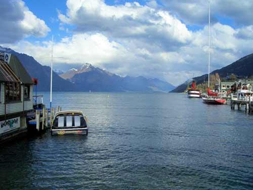 湖光山色的皇后镇