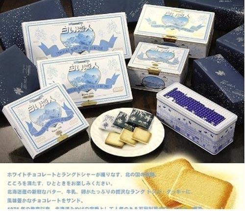 白色恋人饼干(来源：smile000的新浪博客)