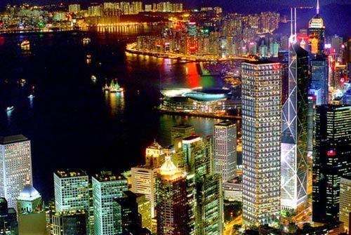 维多利亚港夜景