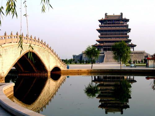 鹳雀楼远景