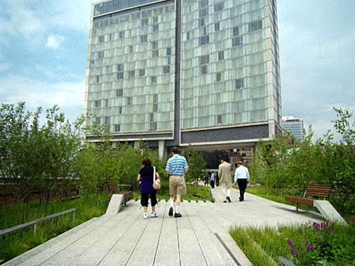High Line公园内的Standard Hotel酒店