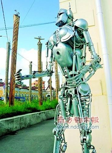 未来主义的雕塑