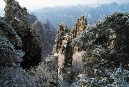 冬季张家界美景
