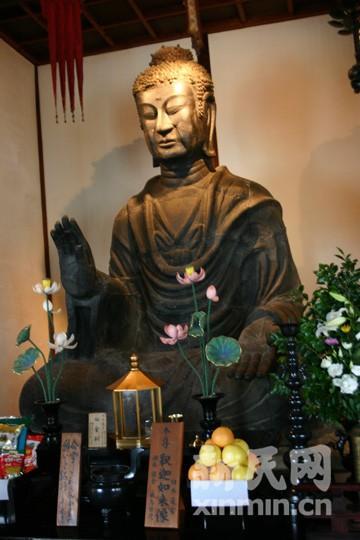 飞鸟寺大佛是日本最古老的佛像 李天扬 摄