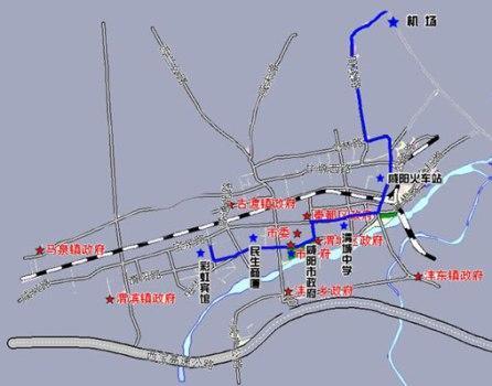机场到咸阳市路线