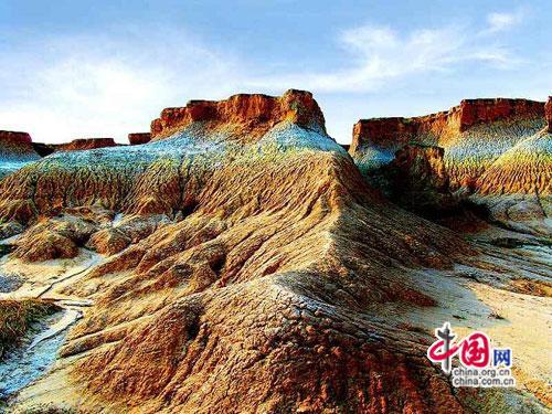 山西大同土林景观-龙脊