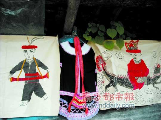 瑶族手工画质朴趣致