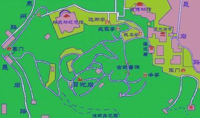 鼓浪屿景点路线图