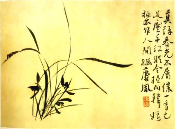 古代画兰花的六位高手,各有千秋,女画家马守真的兰花,清秀典雅