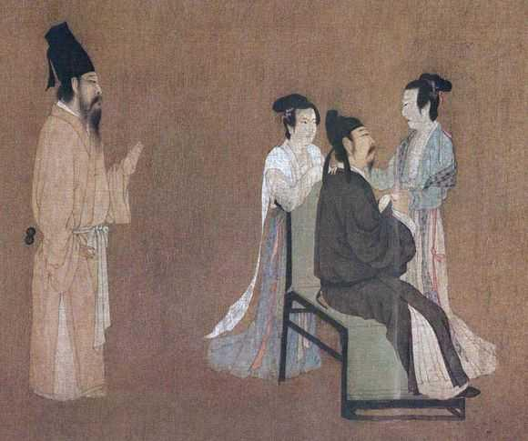 五代南唐之顾宏中——《韩熙载夜宴图》之一_新浪新闻