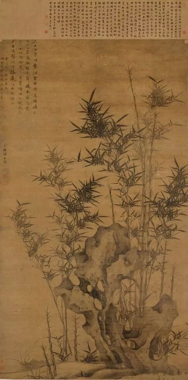 三竿墨竹万丈情顾安作品精赏