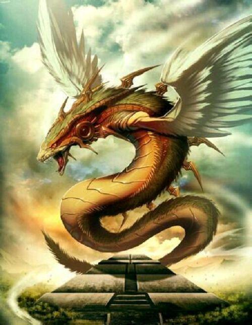 《山海经》记载长着两对翅膀的鸣蛇, 难道是玛雅人信奉的羽蛇神?