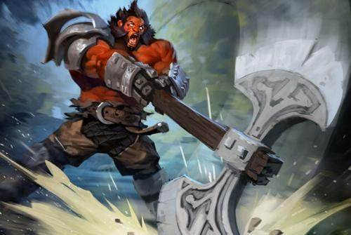 DOTA2:面对可以一个打五个近战的斧王,有什么方法能够克制他?