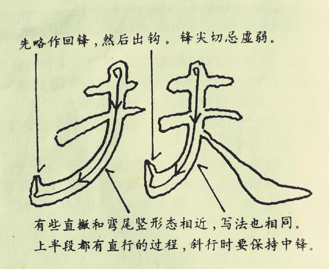隶书基本笔法解析,要掌握这11张图