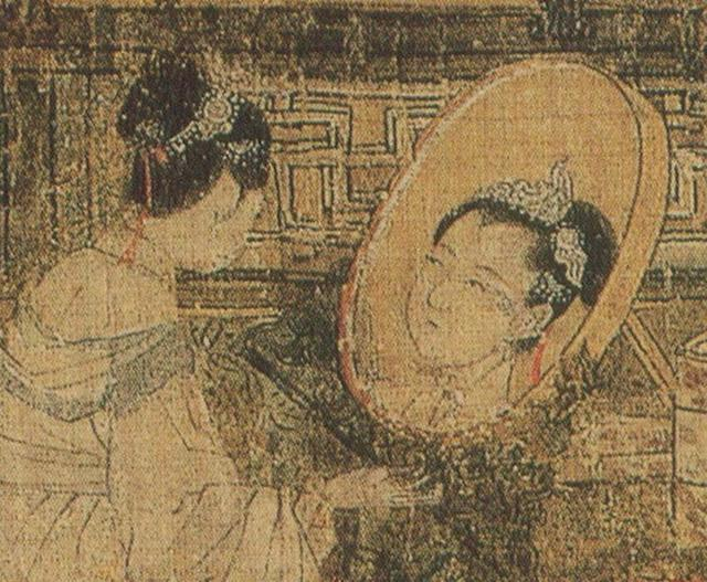 宋,苏汉臣《妆靓仕女图》