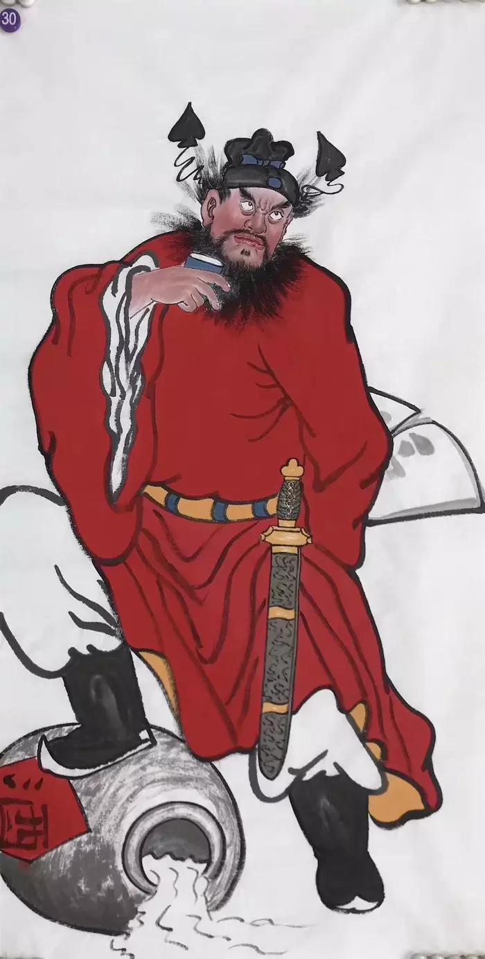 我们知道钟馗的威猛,却不晓钟馗的温柔