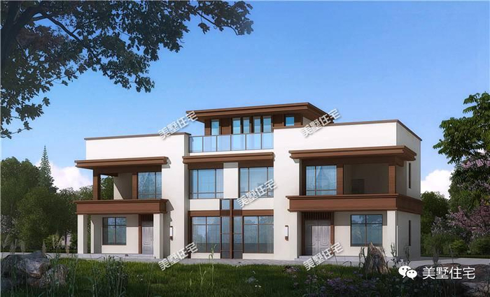 5款双拼农村别墅自建房,有兄弟这样建房,走出去超有面子