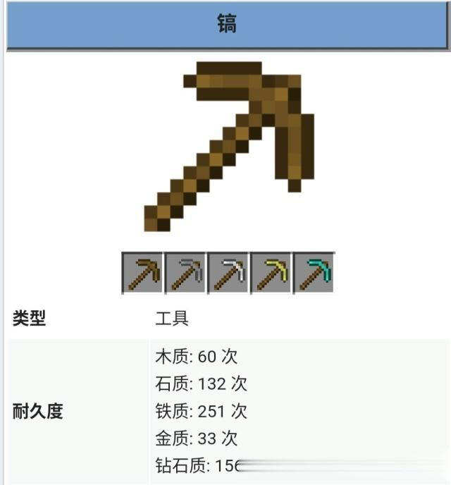 我的世界:你真的了解镐子么?钻石镐的挖掘效率可不是最高哦!|黄金镐|钻石|附魔