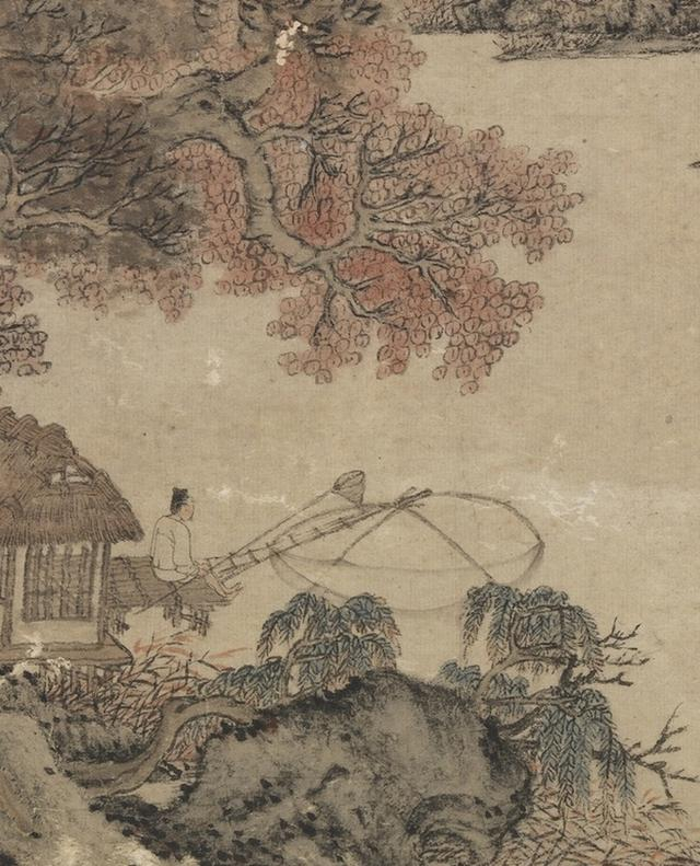 元 王蒙《秋山草堂图》_新浪新闻