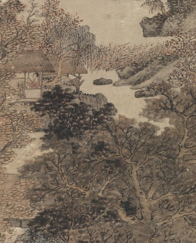 元 王蒙《秋山草堂图》