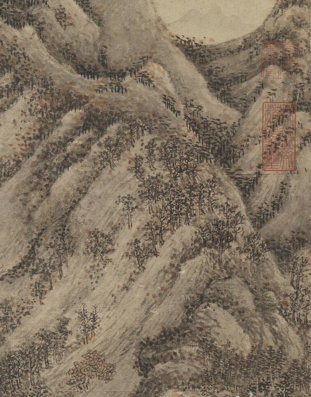 元 王蒙《秋山草堂图》