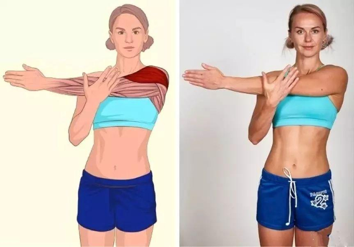 涉及肌肉：外侧三角肌